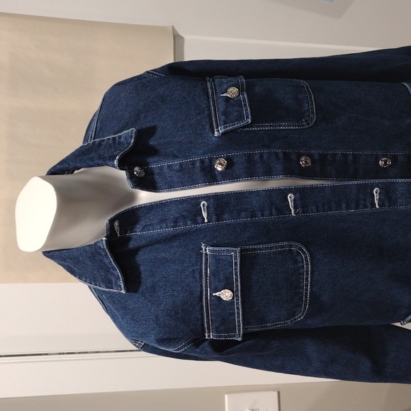 Wild Fable blue denim coat. NWT. XS - Picture 1 of 10